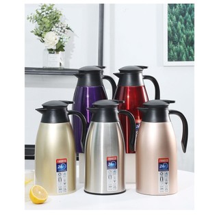 Bình ủ trà,phích giữ nhiệt dung tích 2000ml chất liệu inox 304 , ấm ủ, bình giữ nhiệt 2 lít european