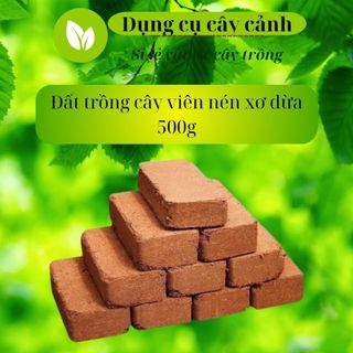    GIÁ THỂ TRÔNG CÂY  Đất trồng cây nén dạng viên sơ dừa Hoa Lan Đông La đất sạch hữu cơ vi sinh dinh dưỡng cho dạng viên 