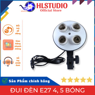 Đui Đèn E27 4, 5 Bóng HL Studio - Giải Pháp Chiếu Sáng Hiện Đại Và Tiết Kiệm HL Studio