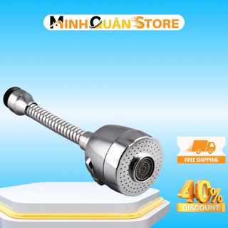 Đầu vòi bồn rửa chén tăng áp 2 chế độ phun