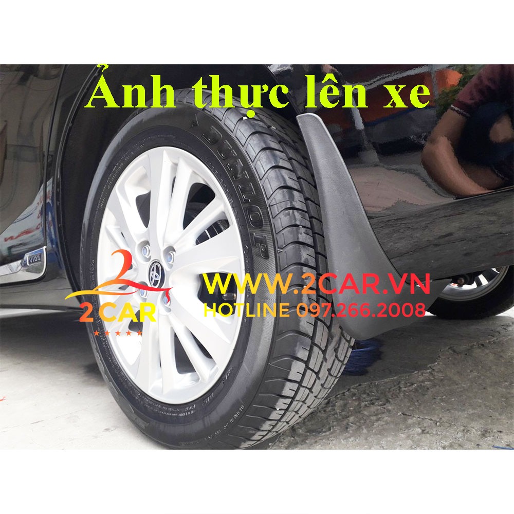 Chắn bùn nhựa dẻo xe Honda Civic đời 2006 2007 2008 2009 2010 2011 2012 chắn bùn đất bắn lên xe, bộ 4 chiếc kèm ốc