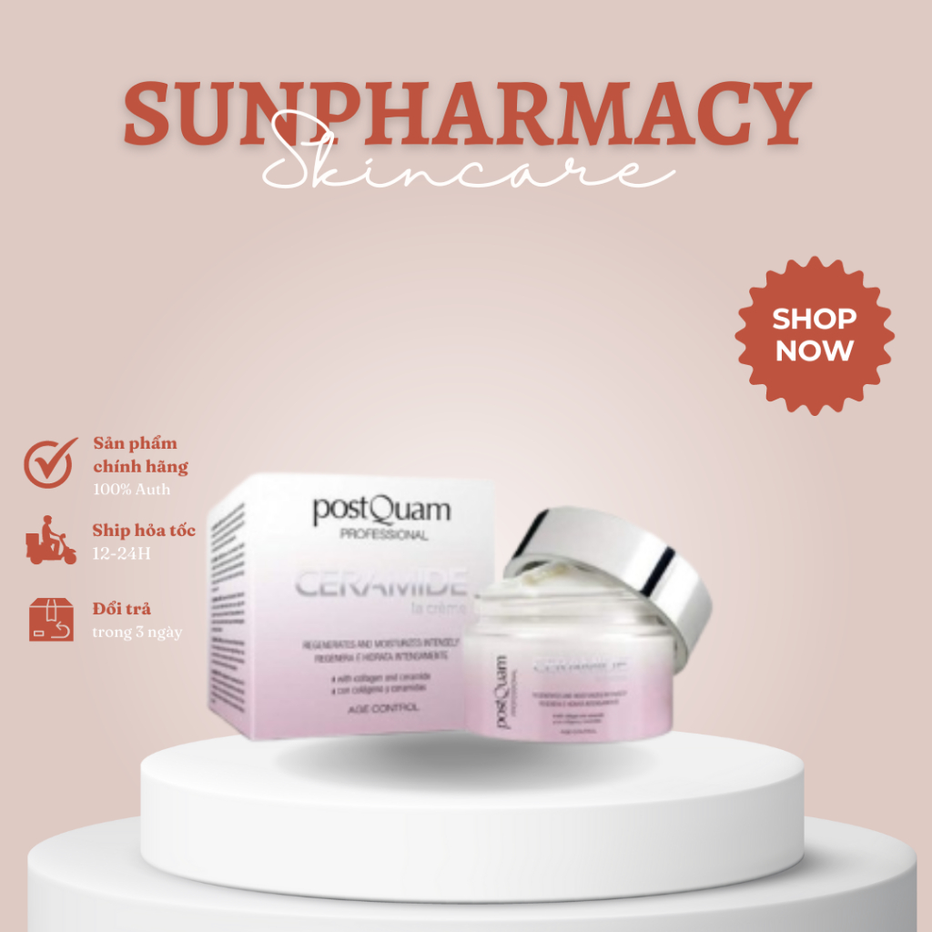 [Hàng công ty] PostQuam Ceramide Regenerating Night Cream Kem Tái Tạo Phục Hồi Trẻ Hóa 50ml (Q99)