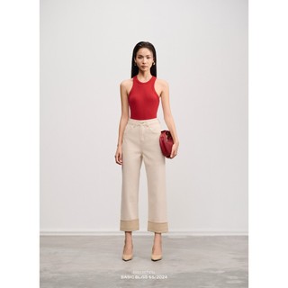 Quần jeans baggy lật lai BASIC KANG JEANS
