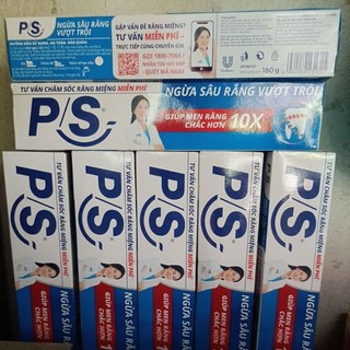 Kem đánh răng P/S màu xanh dương 180gr/ Kem đánh răng Colgate VitaminC 170gr.