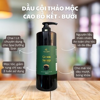 Dầu gội cao bồ kết Green Sunny size lớn 1 Lít