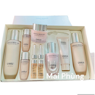 Bộ dưỡng da trắng hồng Ohui Miracle Móiture 4sp