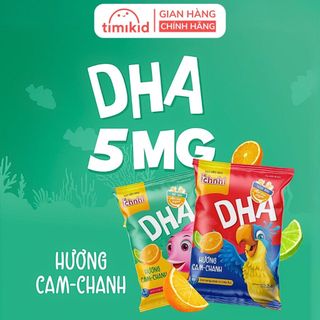 Kẹo dẻo DHA Ích Nhi ( dây 10 gói x 24g ) giúp tăng cường trí nhớ, phát triển não bộ và bé ăn ngon