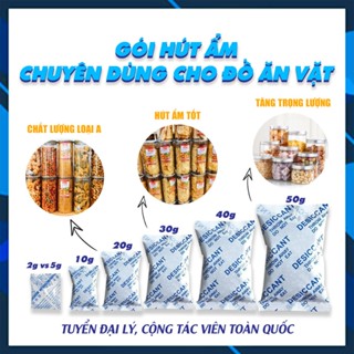 Gói hút ẩm thực phẩm đóng gói 500 gram, túi hút ẩm thực phẩm, quần áo, giày dép-  NU DRY