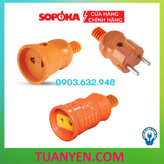 [Hỏa Tốc] Phích cắm âm siêu chịu tải A3000w-C3000w-P3000w2 SOPOKA - Phích cái - Phích Đực - Hàng Chính Hãng