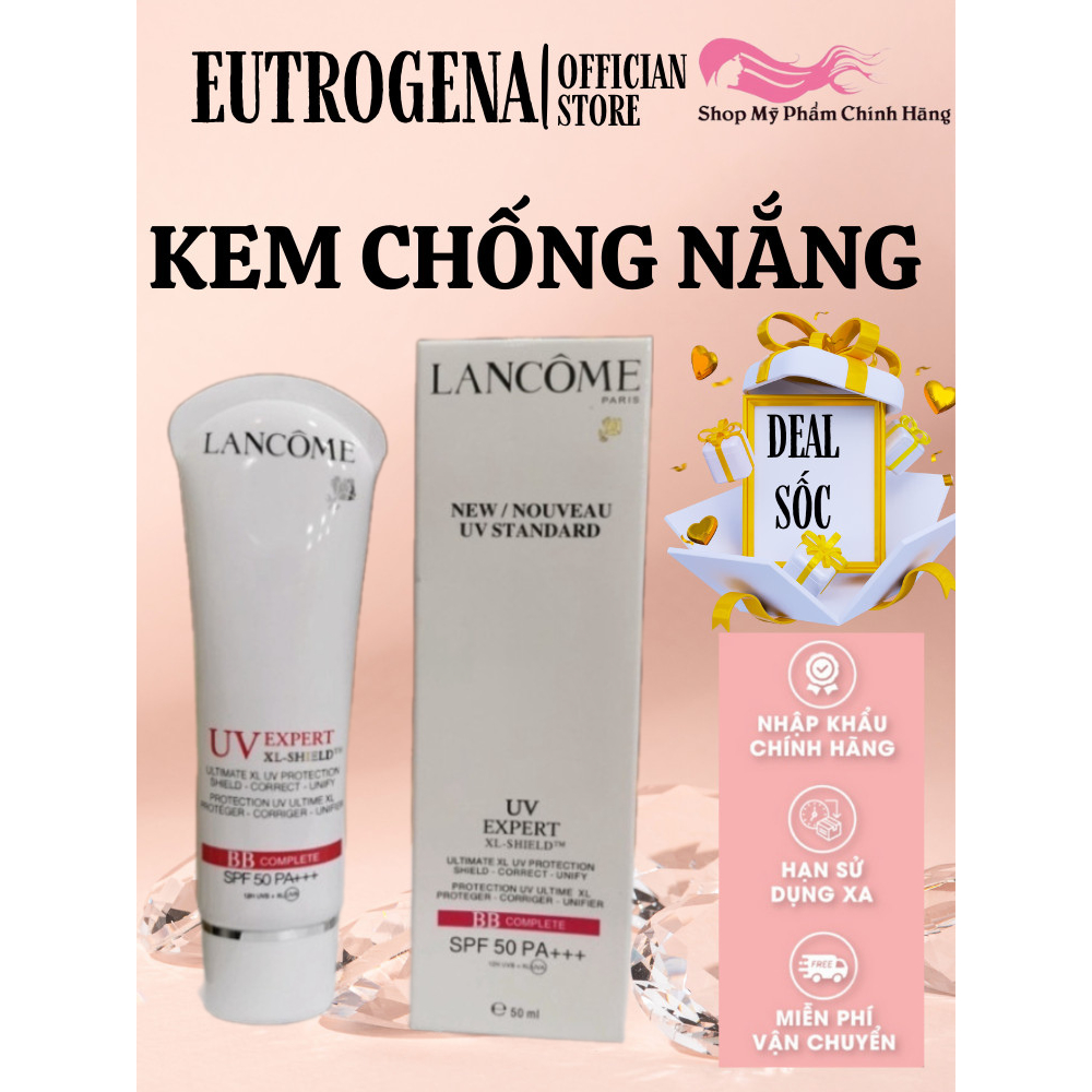 Kem Nền Chống Nắng Lancome UV EXPERT BB COMPLETE SPF50 PA+++ - POG Giữ ẩm, làm mềm, mịn dành cho mọi loại da 50g