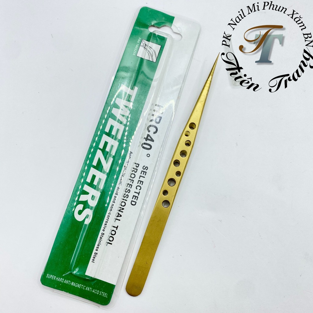 Nhíp nối mi thẳng cong hãng TWEEZERS - VERTU