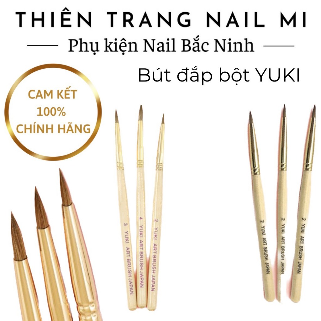 Bút đắp hoa, nặn hoa bột Yuki 2,3,4