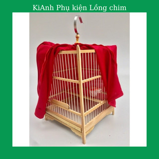  k6- Khung lồng chim vành khuyên tự ráp trúc xử lí nan cáp quang giá rẻ 