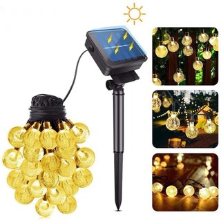Đèn Led Trang Trí Năng Lượng Mặt Trời Bi Bọt Chống Nước Đèn Trang Trí Sân Vườn Đèn Decor Ngoài Trời
