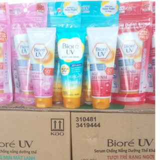 Serum chống nắng  dưỡng thể BIORE kháng bụi tươi trẻ rạng ngời 50ml
