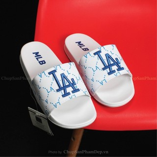 Dép MLB quai ngang LA Unisex Thời Trang Nam Nữ Fullbox