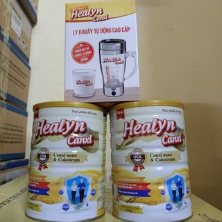 Mua 2 hôp tặng 1 ly tự khuấy -sữa non healyn canxi 800g,bổ xung canxi hữu cơ, ngăn ngừa loãng xương