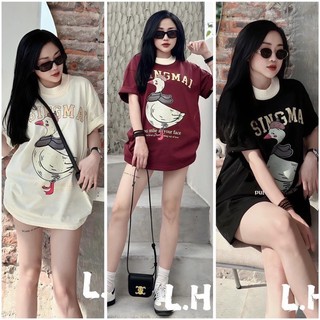 Áo phông vịt Sing chất cotton su form rộng túi zip