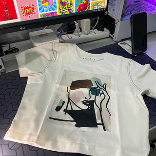 Croptop Cotton In Hoạ Tiết