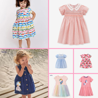 BST váy hè bé gái Little Maven thun cotton họa tiết xinh xắn dễ thương 2-7 tuổi - Little Maven Chính Hãng