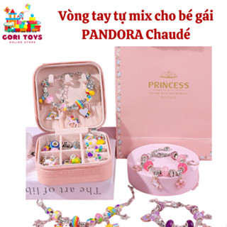 Bộ vòng tay tự mix cho bé gái hộp kèm nhiều Charm có thể làm quà tặng