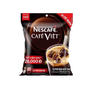 Nescafé Café Việt Cà phê Đen Đá - Túi 35 gói x 16g