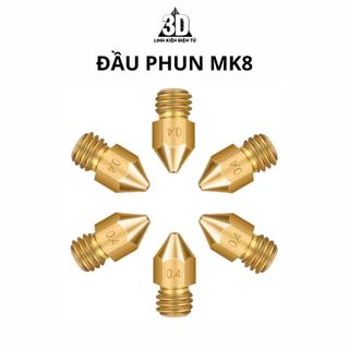 Đầu phun MK8 nhựa 1.75mm dành cho máy in 3D