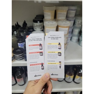 Dầu Gội Xả Gói Dùng Thử Mini Davines