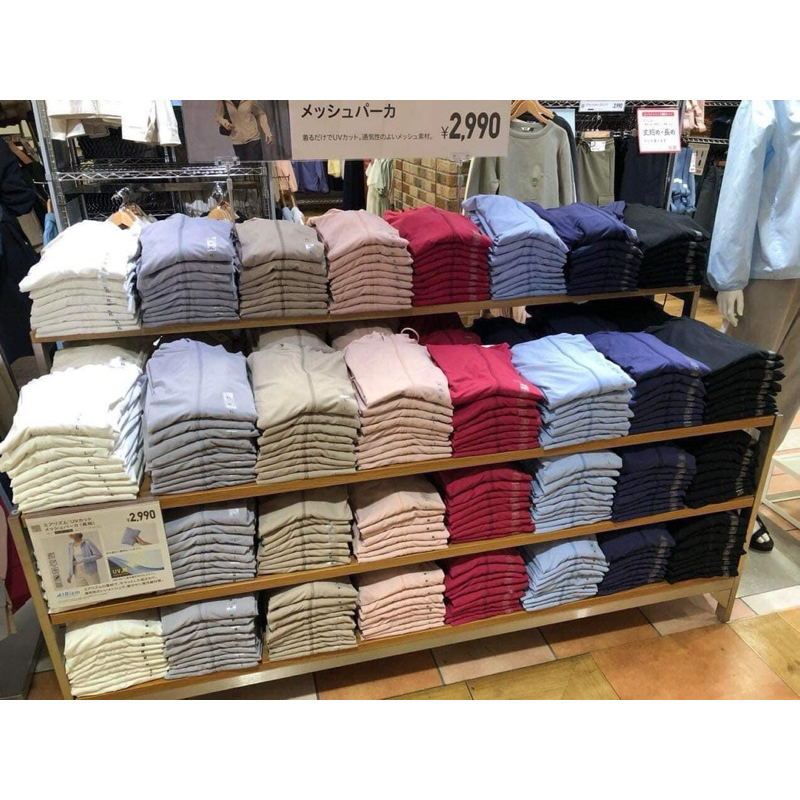 Áo chống nắng chất làm mát Uni qlo Airism nữ chuẩn Auth 2024 mua tại Nhật | BigBuy360 - bigbuy360.vn