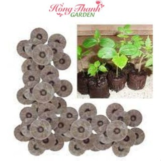 20 viên nén xơ dừa dùng để ươm hạt giống Việt Xanh
