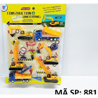 đồ chơi xe công trình  _ Toy car - construction engineering (6 in 1)