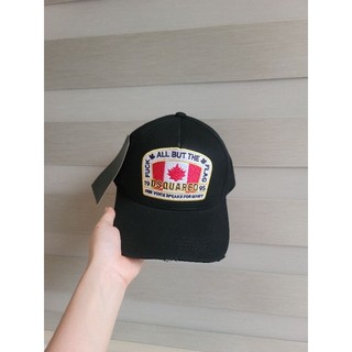 Mũ Dsq kaki logo lá đỏ hàng vnxk tag đầy đủ