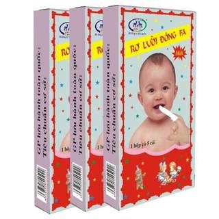 Sét 10 hộp rơ lưỡi Đông Fa hàng chất lượng cho bé