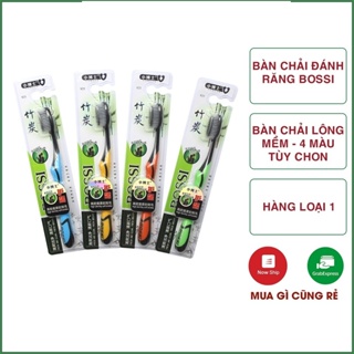 Bàn chải đánh răng than che hoạt tính BOSSI Hàn Quốc