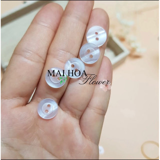Cúc áo sơ mi trắng size nhỏ