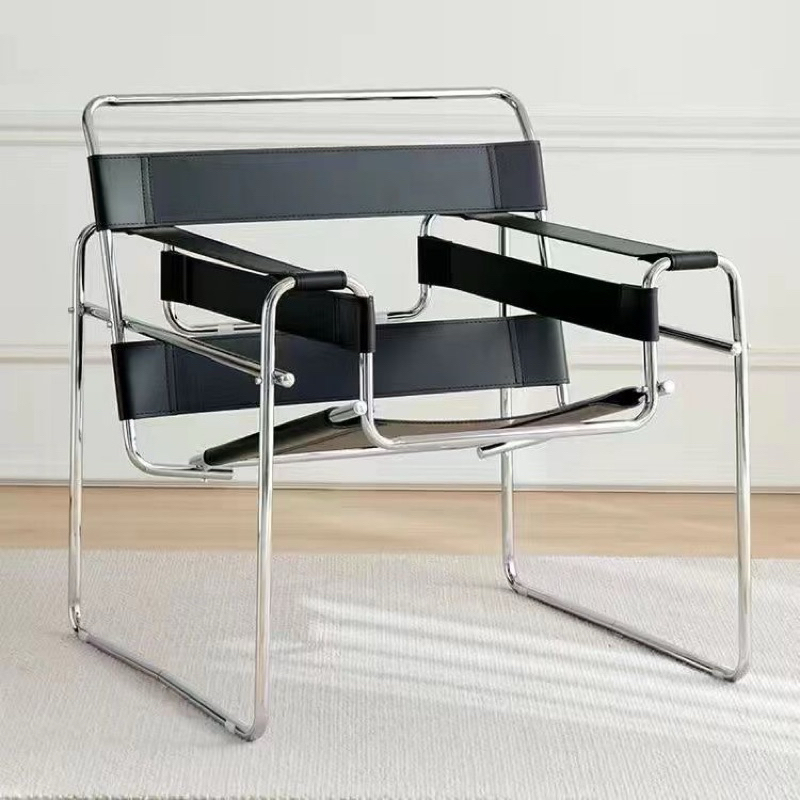 Ghế tạp chí Wassily Chair để phòng khách - studio phong cách hiện đại