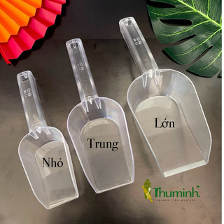 Dụng cụ xúc đá, các loại hạt bằng nhựa cứng trong suốt