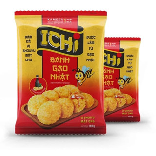  Bánh Gạo Nhật Ichi Vị Shouyu Mật Ong  Gói 180g - Lớn  