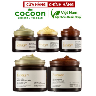 Mặt nạ dưỡng da Cocoon cấp ẩm, giảm mụn và mờ thâm 30ml/100ml