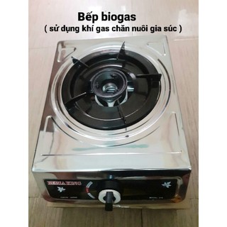 Bếp biogas đơn inox ( đánh lửa manetto )