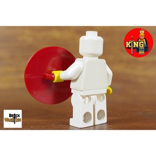 BRICKWARRIORS Viking Shield (Dark Red) Phụ kiện đồ chơi LEGO