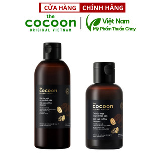 Gel rửa mặt cà phê đắk lắk cocoon 140ml và 310ml - thuần chay việt nam