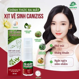Xịt phụ khoa vệ sinh phụ nữ CANIZICSS, hỗ trợ ngừa nấm ngứa, viêm nhiễm phụ khoa