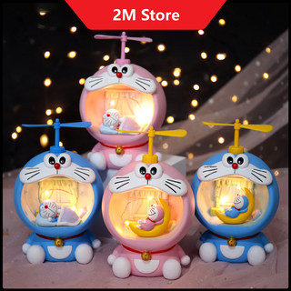 (CHỌN MÀU) Đèn Ngủ Doraemon Kiêm Heo Đất Tiết Kiệm, Quà Tặng Sinh Nhật Cho Bé Gái, Trang Trí Phòng Ngủ Siêu Dễ Thương