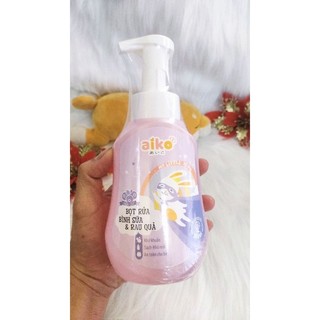 Bọt rửa bình sữa & rau quả Aiko hương trái cây chai 500ml