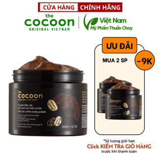  Tẩy da chết cơ thể cà phê Đắk Lắk Cocoon 200ml