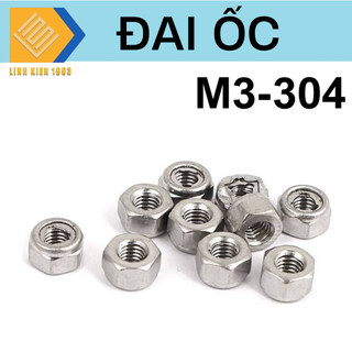 [ 10 con ] M3-304 Đai ốc Inox 304