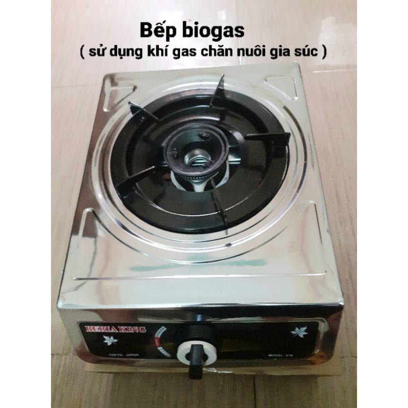 BẾP BIOGAS ĐƠN INOX ( SỬ DỤNG KHÍ BIOGA CHĂN NUÔI GIA SÚC )