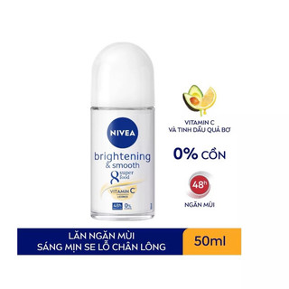 Lăn Khử Mùi Nữ Trắng Mịn Tự Nhiên Nivea 50ml ( hàng công ty)