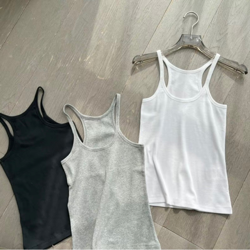 Áo ba lỗ Hai Dây Mảnh Dáng Dài Nữ Trơn, Áo 2 dây ba lỗ dây Nhỏ Ôm Body | BigBuy360 - bigbuy360.vn